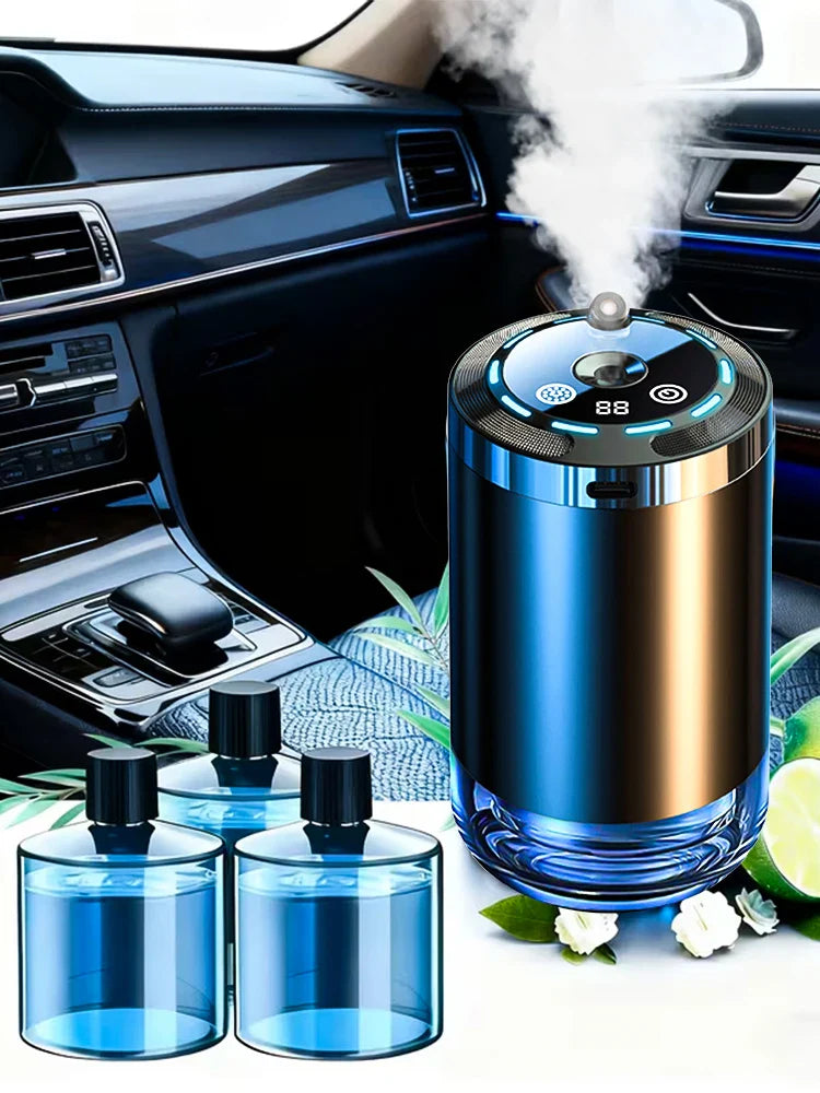 Car Electric Air Diffuser Aroma Car Air Vent Humidifier Mist Aromatherapy Car Air Freshener For Removing Odors Car Accessories