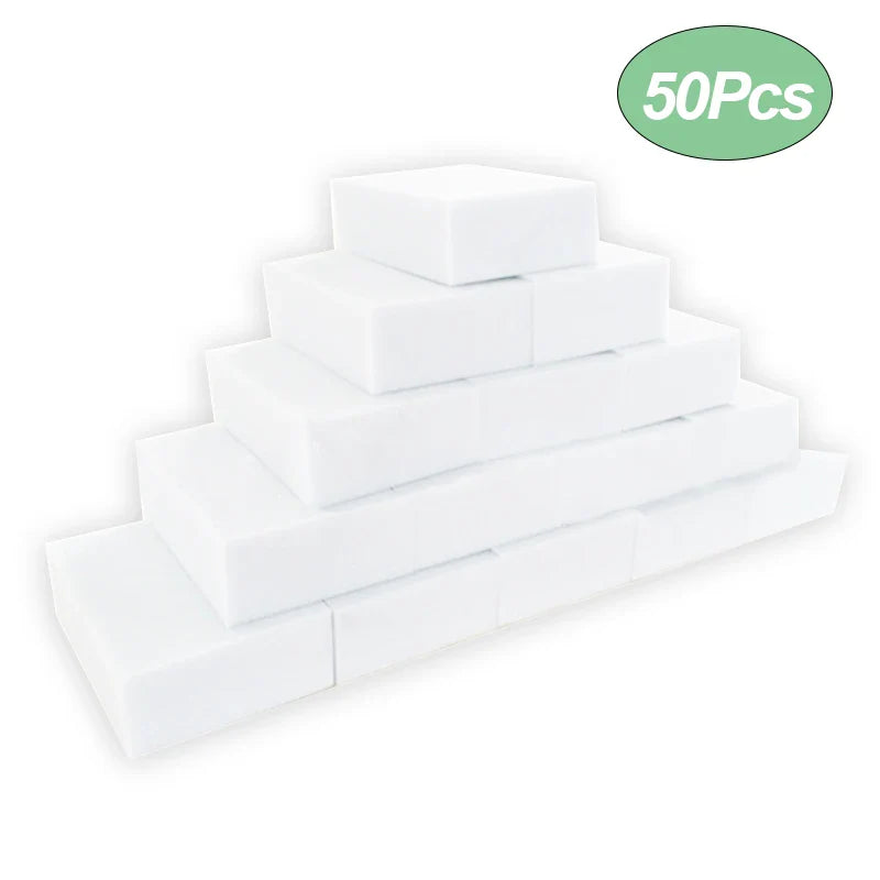10/20/50/100Pcs Melamine Sponge Magic Sponge Eraser Eraser Cleaner Cleaning Sponges for Kitchen Bathroom Cleaning Tools 10*6*2cm