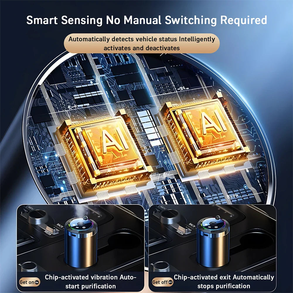 Car Electric Air Diffuser Aroma Car Air Vent Humidifier Mist Aromatherapy Car Air Freshener For Removing Odors Car Accessories