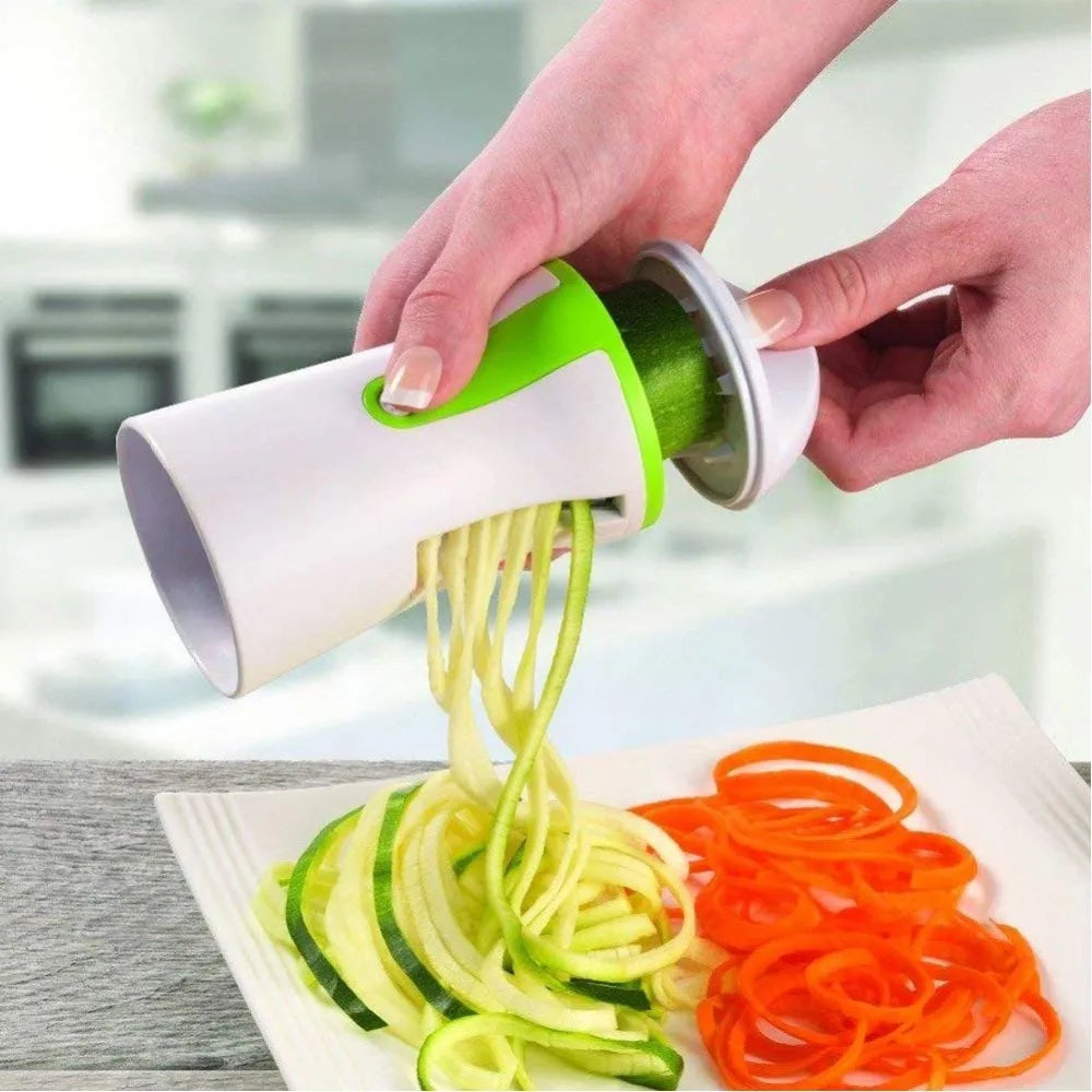 Heavy Duty Vegetable Spiralizer Slicer Portable Blades Spiral Slicer Cutter Zucchini Pasta Noodle Peeler Spaghetti Spiral Slicer