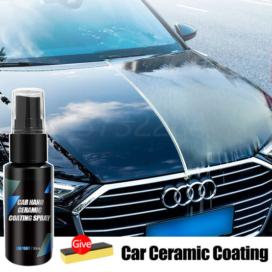 Car Ceramic Coating For Auto Paint Crystal Wax Spray Nano Hydrophobic Liquid Polymer Oleophobic Anti Rain Car Care