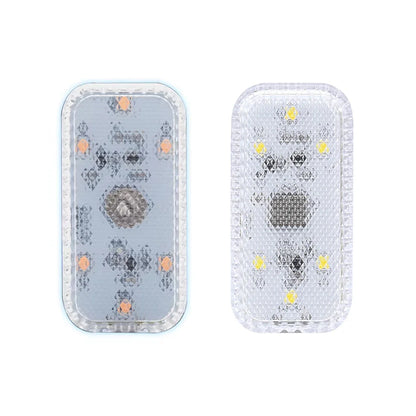 LED Touch Light Mini Wireless Car Interior Lighting Auto Roof Ceiling Reading Lamp for Door Foot Trunk Storage Box USB Charging